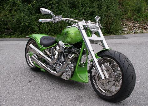 Yamaha XV 1600 Wild Star Green Spider